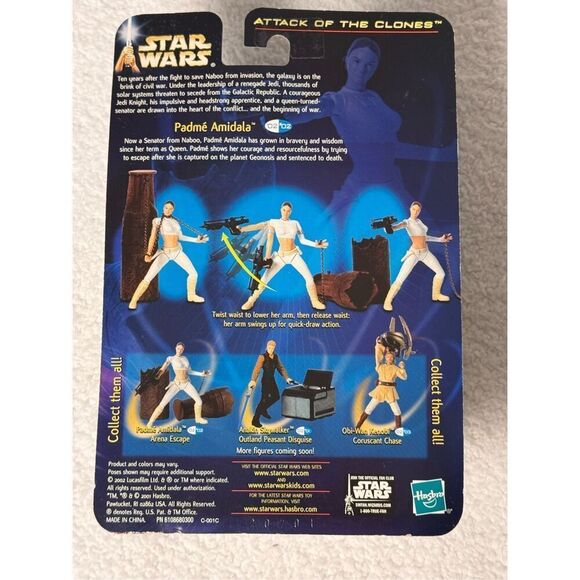 Star Wars Attack of the Clones Padme Amidala Action Figure/Vintage 2002 - Picture 5 of 6